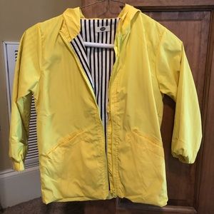 Unisex kids duck rain jacket